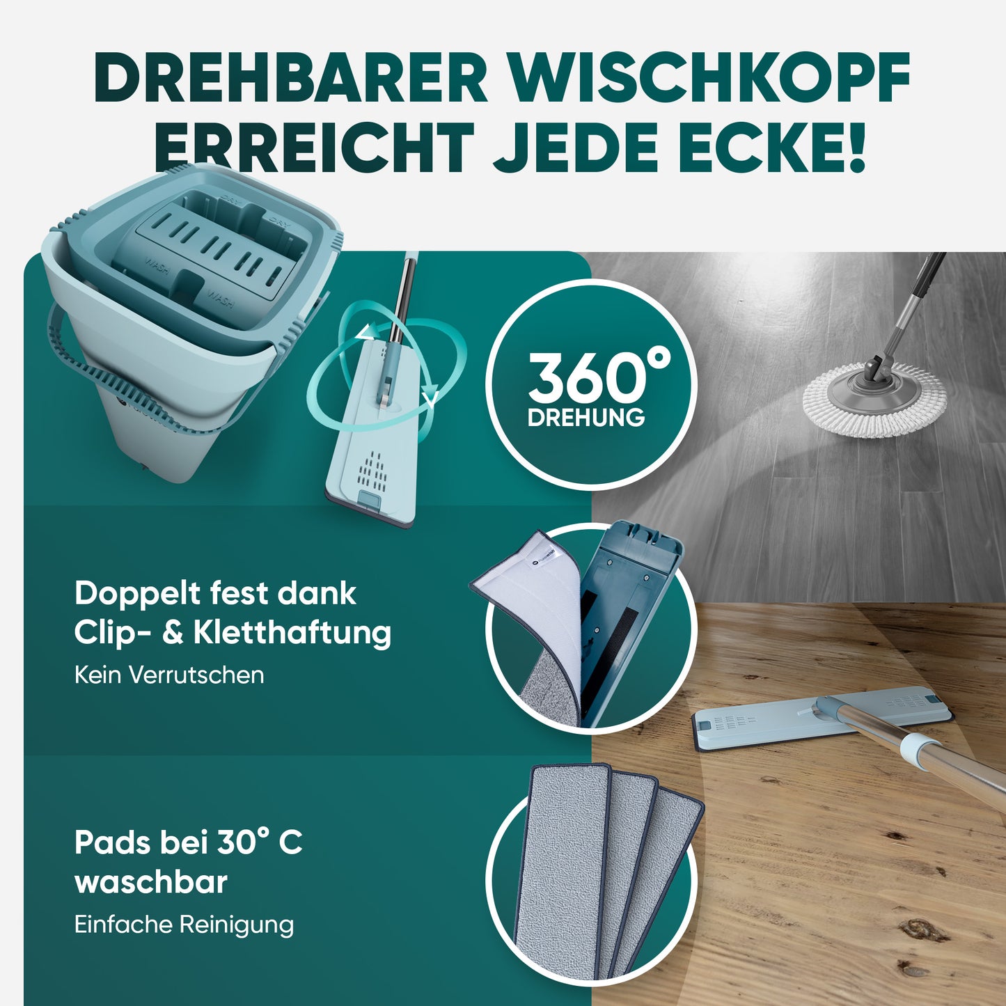 Boderwischer Set